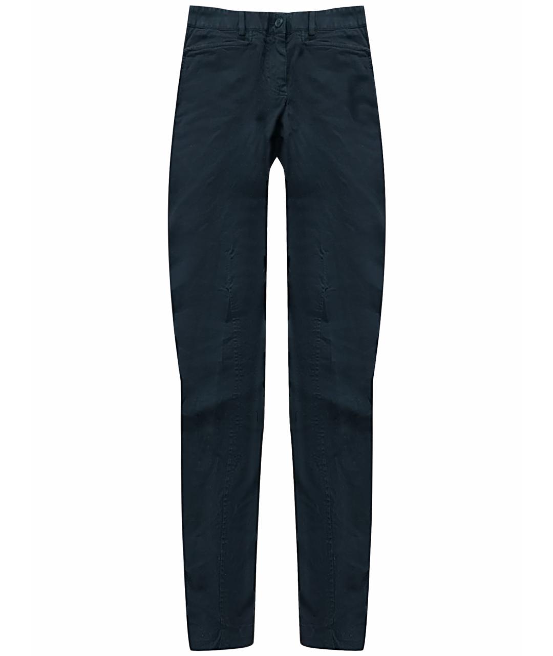 VIVIENNE WESTWOOD Черные хлопко-эластановые брюки узкие, фото 1
