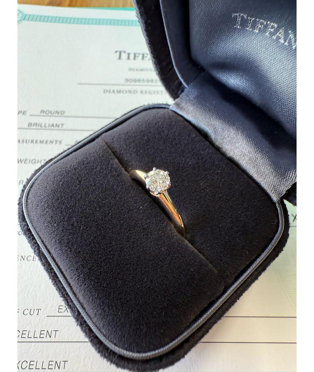 TIFFANY&CO Желтое кольцо из желтого золота, фото 7