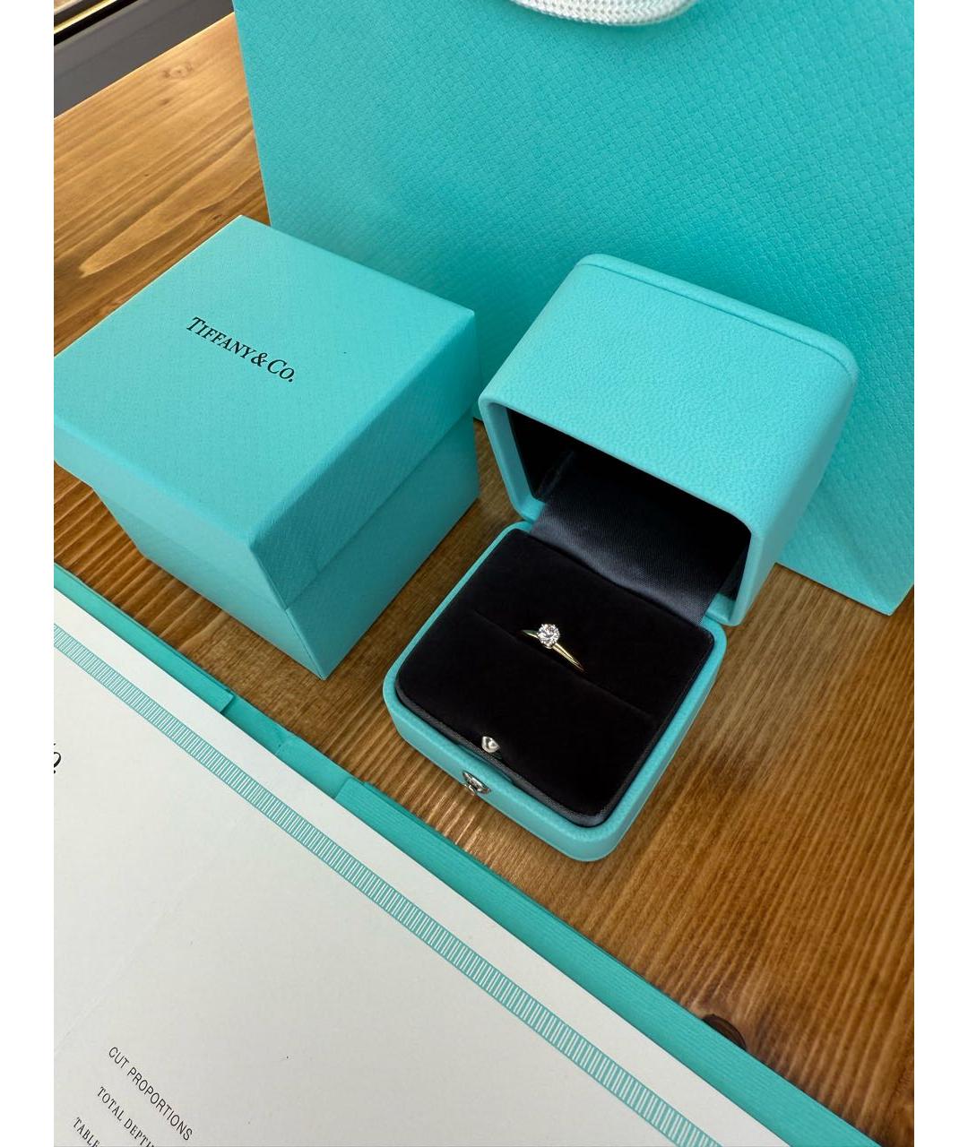TIFFANY&CO Желтое кольцо из желтого золота, фото 3