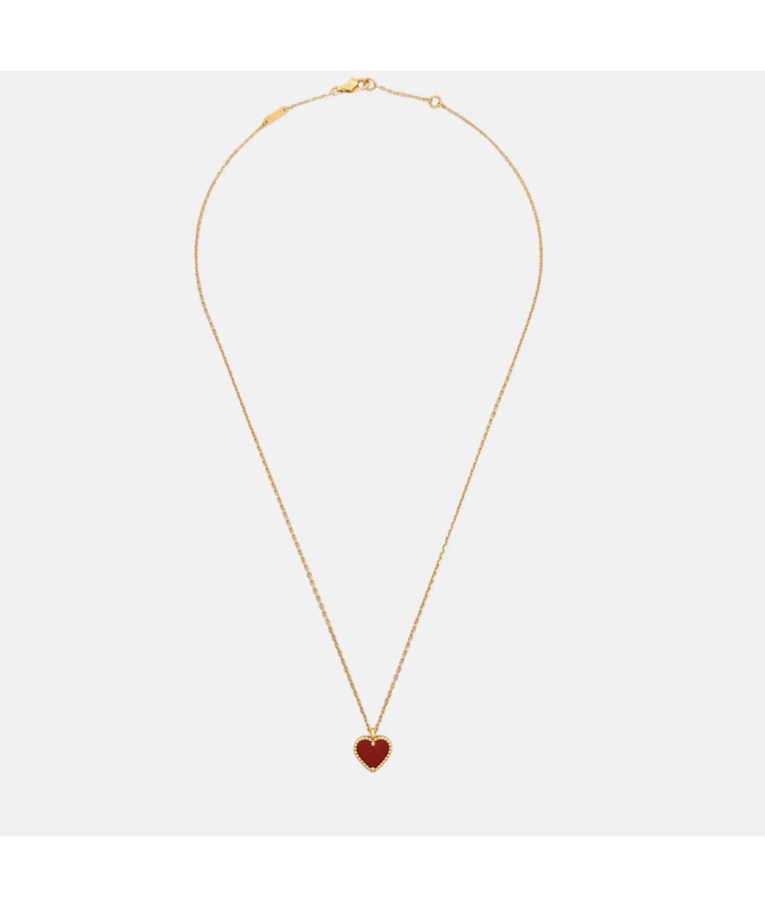 VAN CLEEF & ARPELS Бордовая подвеска, фото 3