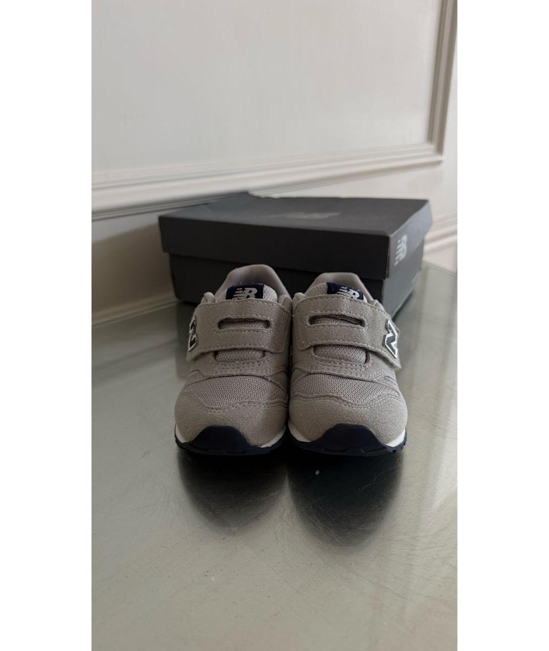 NEW BALANCE Серые текстильные кеды, фото 2