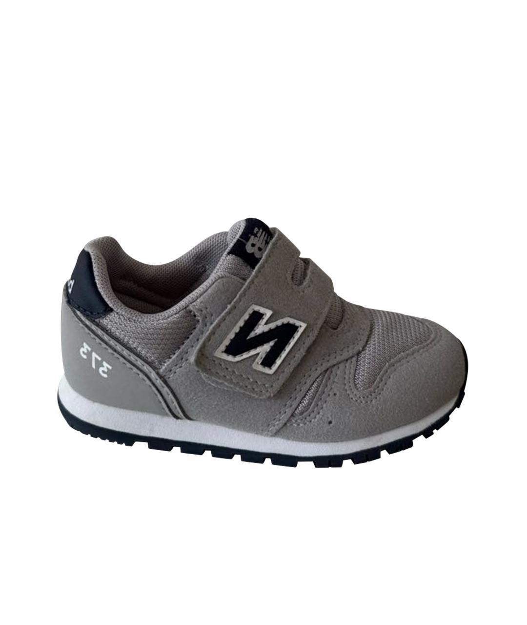 NEW BALANCE Серые текстильные кеды, фото 1