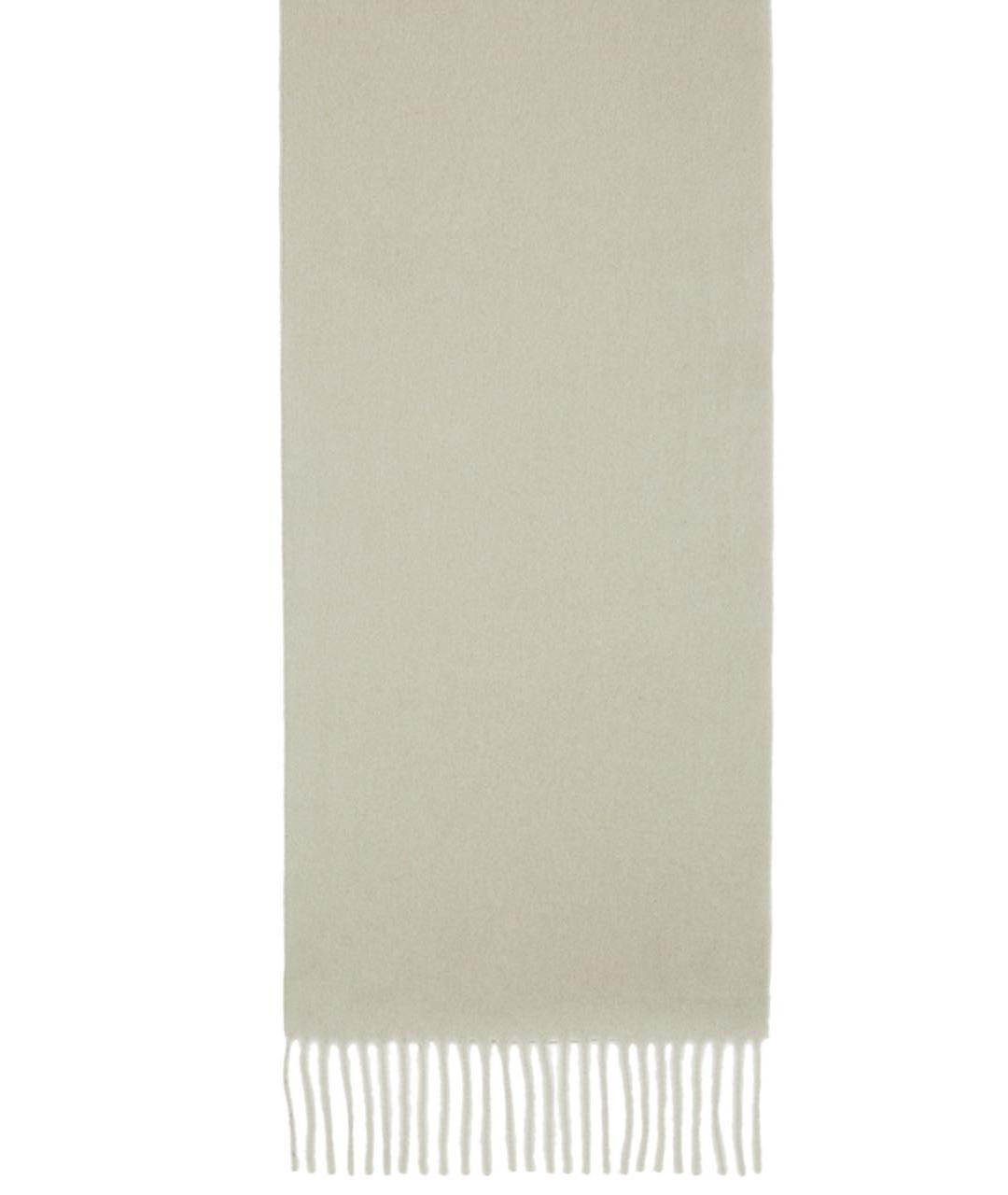 ACNE STUDIOS Салатовый шерстяной шарф, фото 2