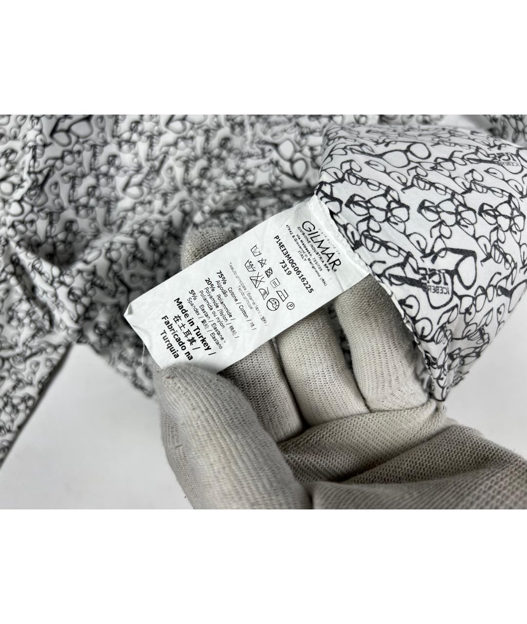 ICEBERG Белая хлопковая классическая рубашка, фото 5