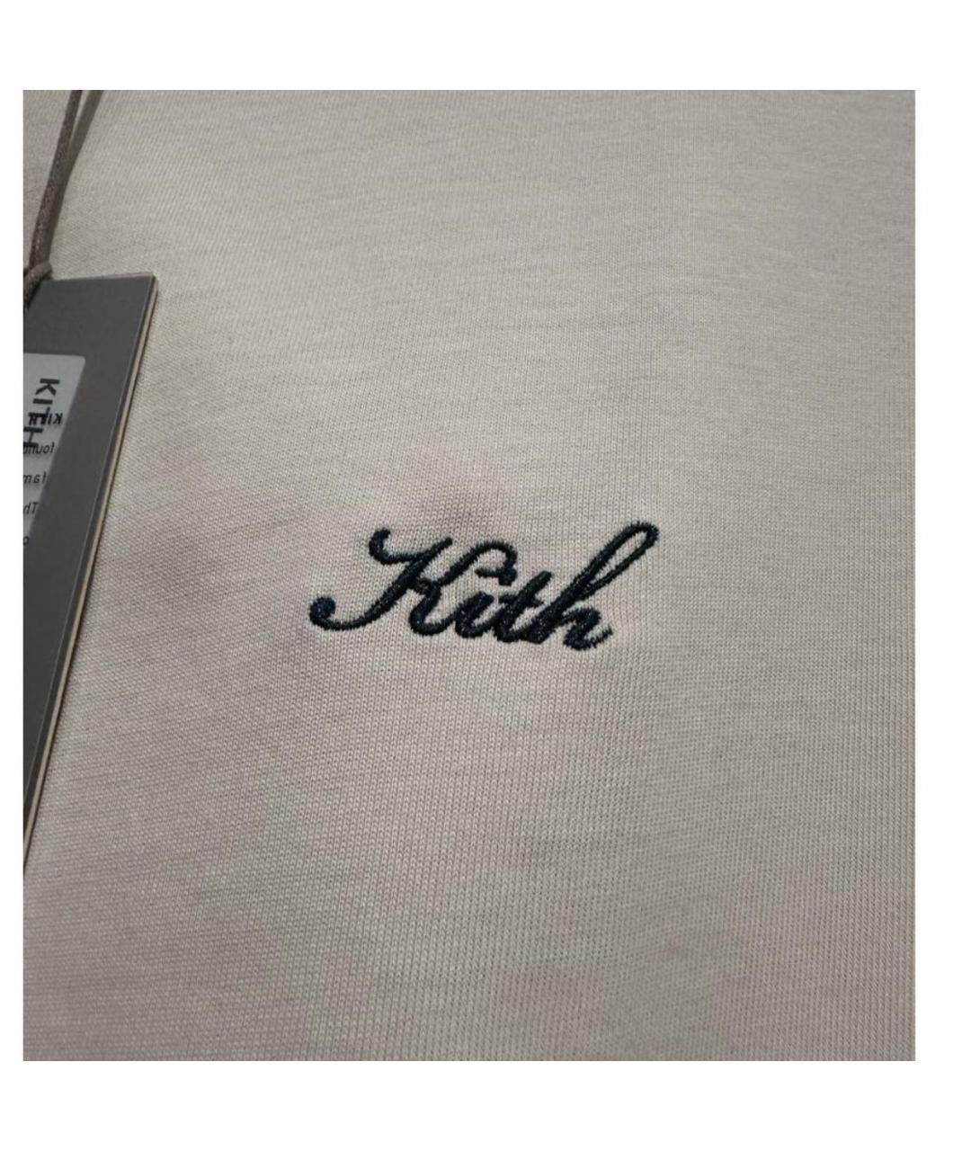 KITH Бежевая футболка, фото 3