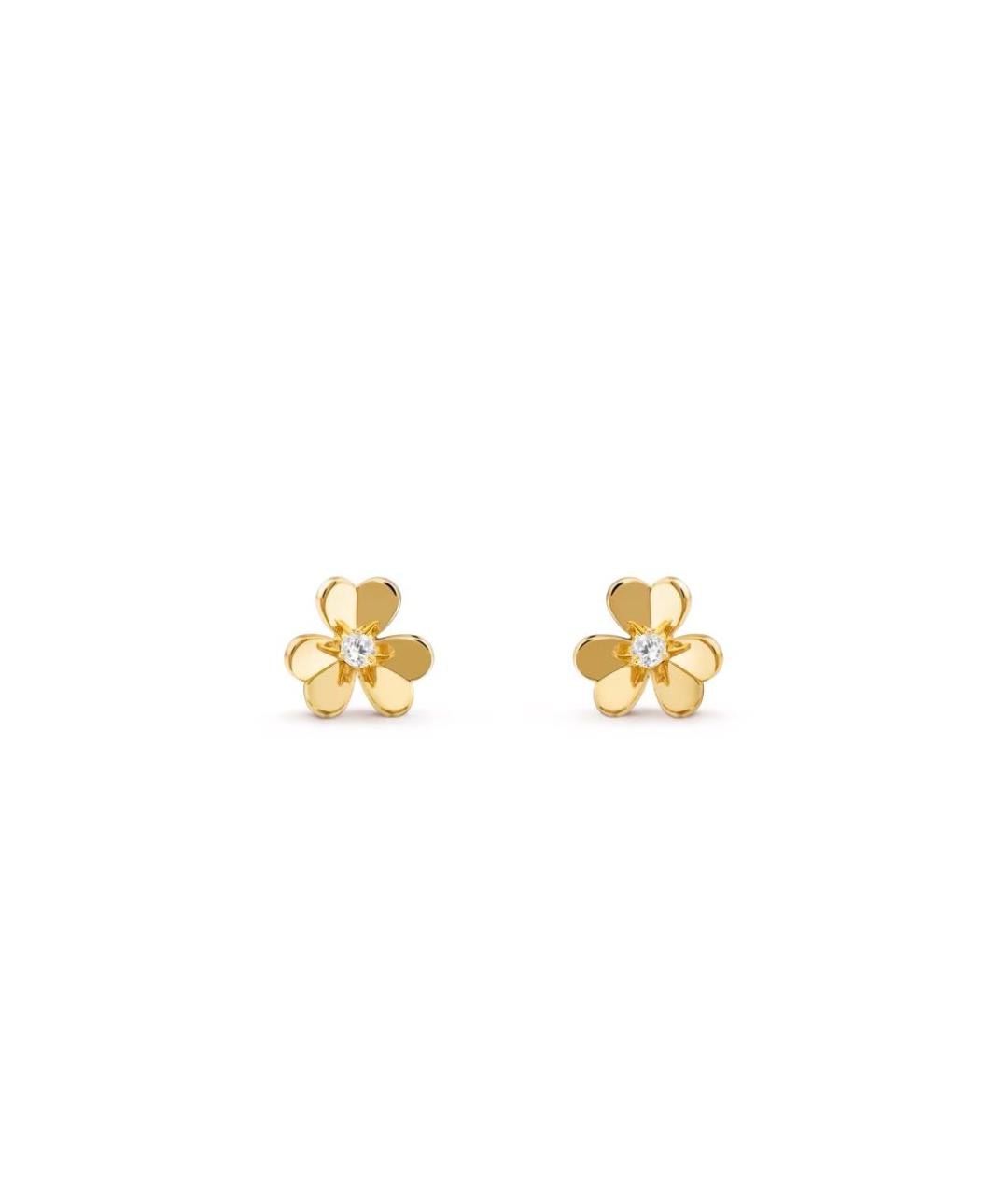 VAN CLEEF & ARPELS Золотые серьги из желтого золота, фото 5