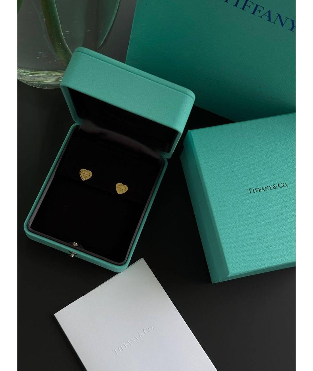 TIFFANY&CO Золотые серьги из желтого золота, фото 3