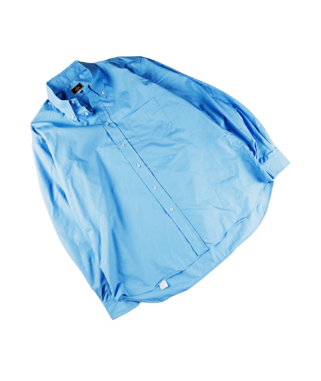 FENDI Голубая хлопковая классическая рубашка, фото 4