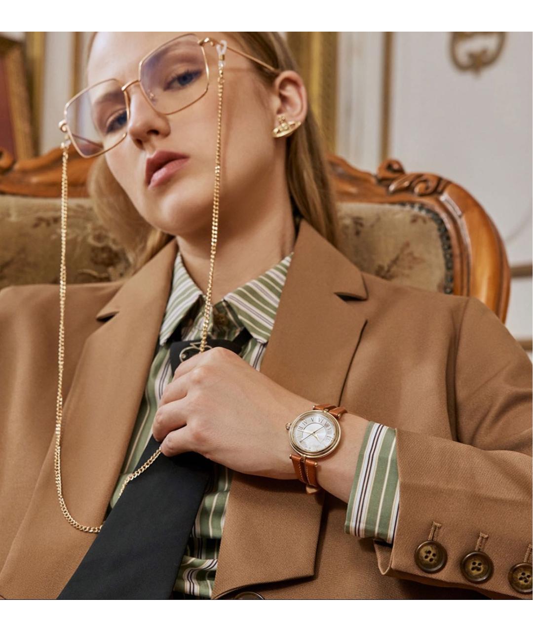 VIVIENNE WESTWOOD Золотые стальные часы, фото 3