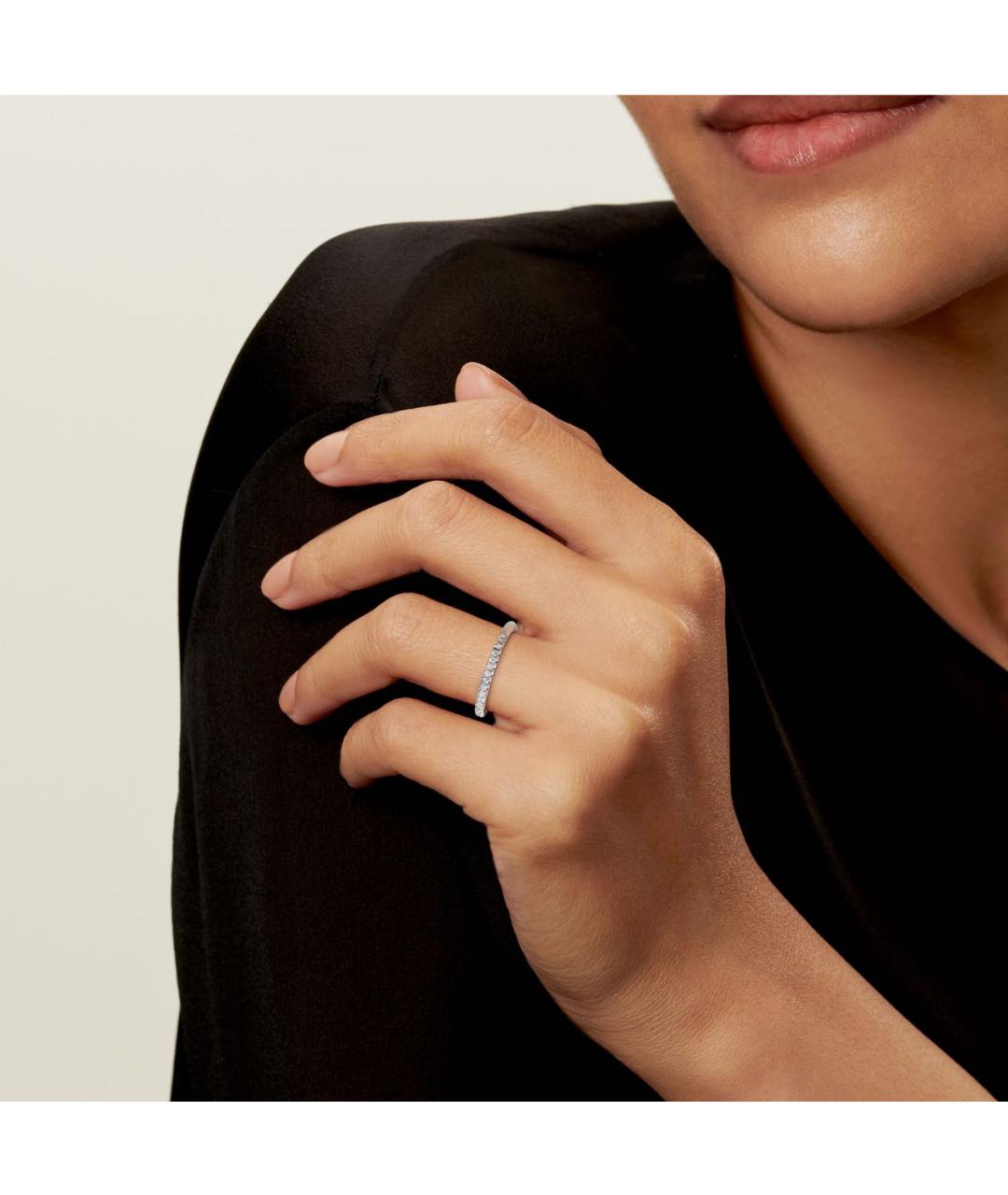 TIFFANY&CO Серебряное платиновое кольцо, фото 2