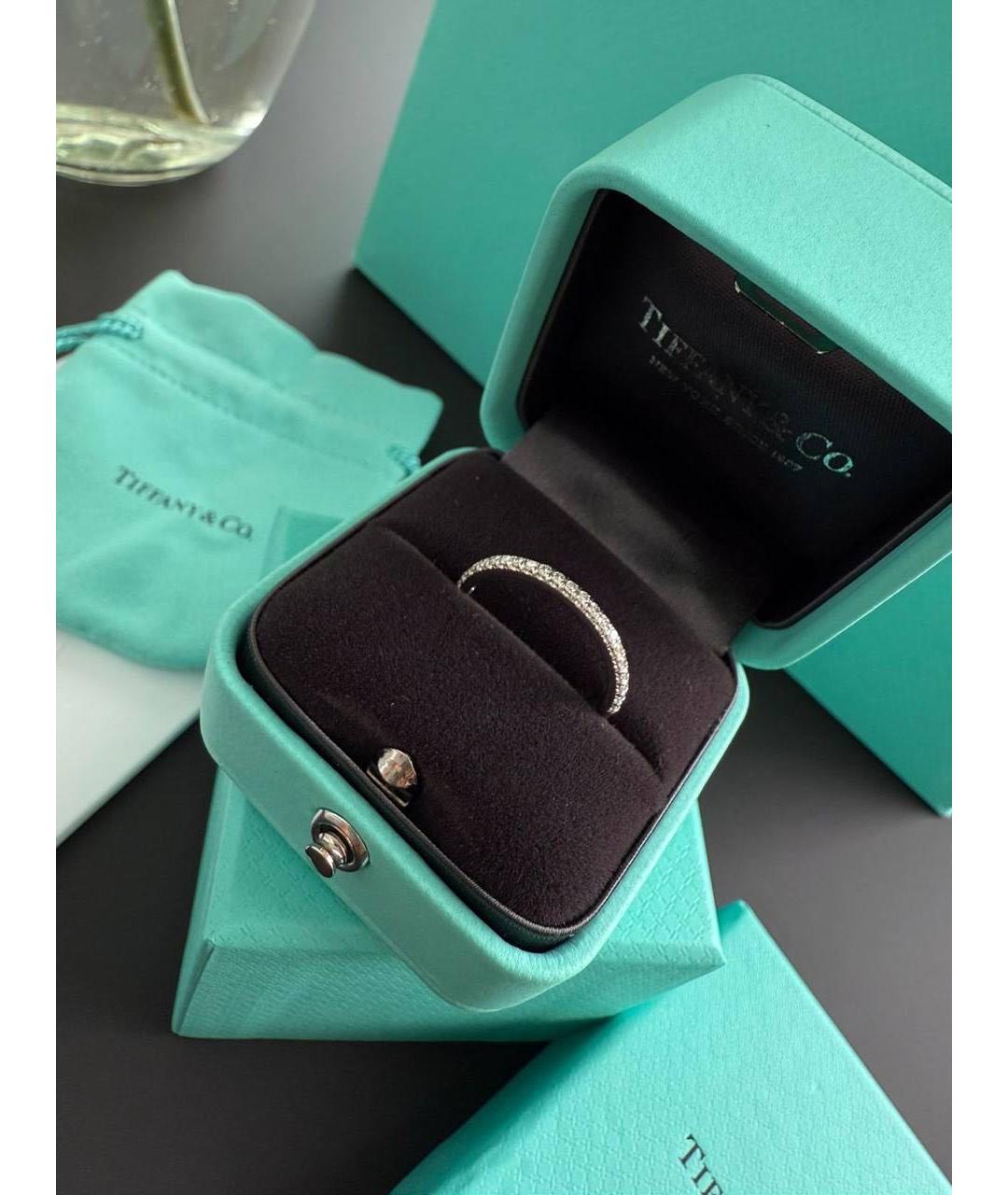 TIFFANY&CO Серебряное платиновое кольцо, фото 5