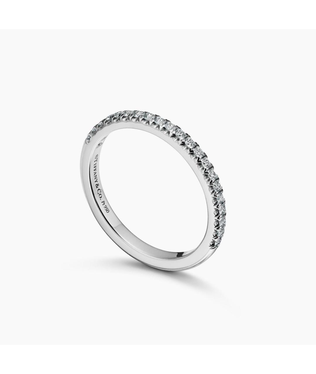 TIFFANY&CO Серебряное платиновое кольцо, фото 4