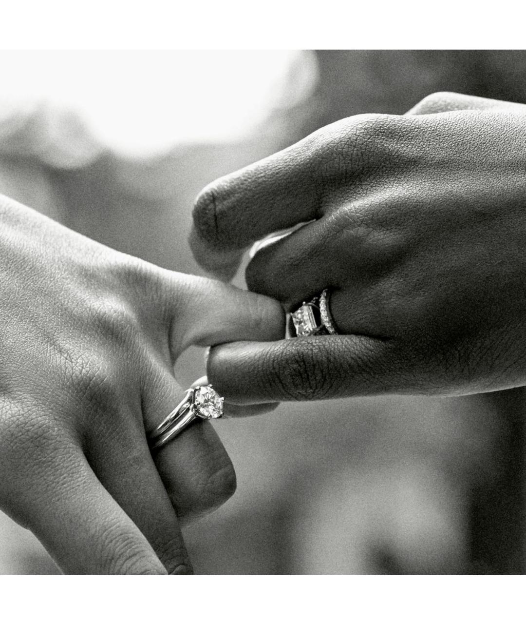 TIFFANY&CO Серебряное платиновое кольцо, фото 3