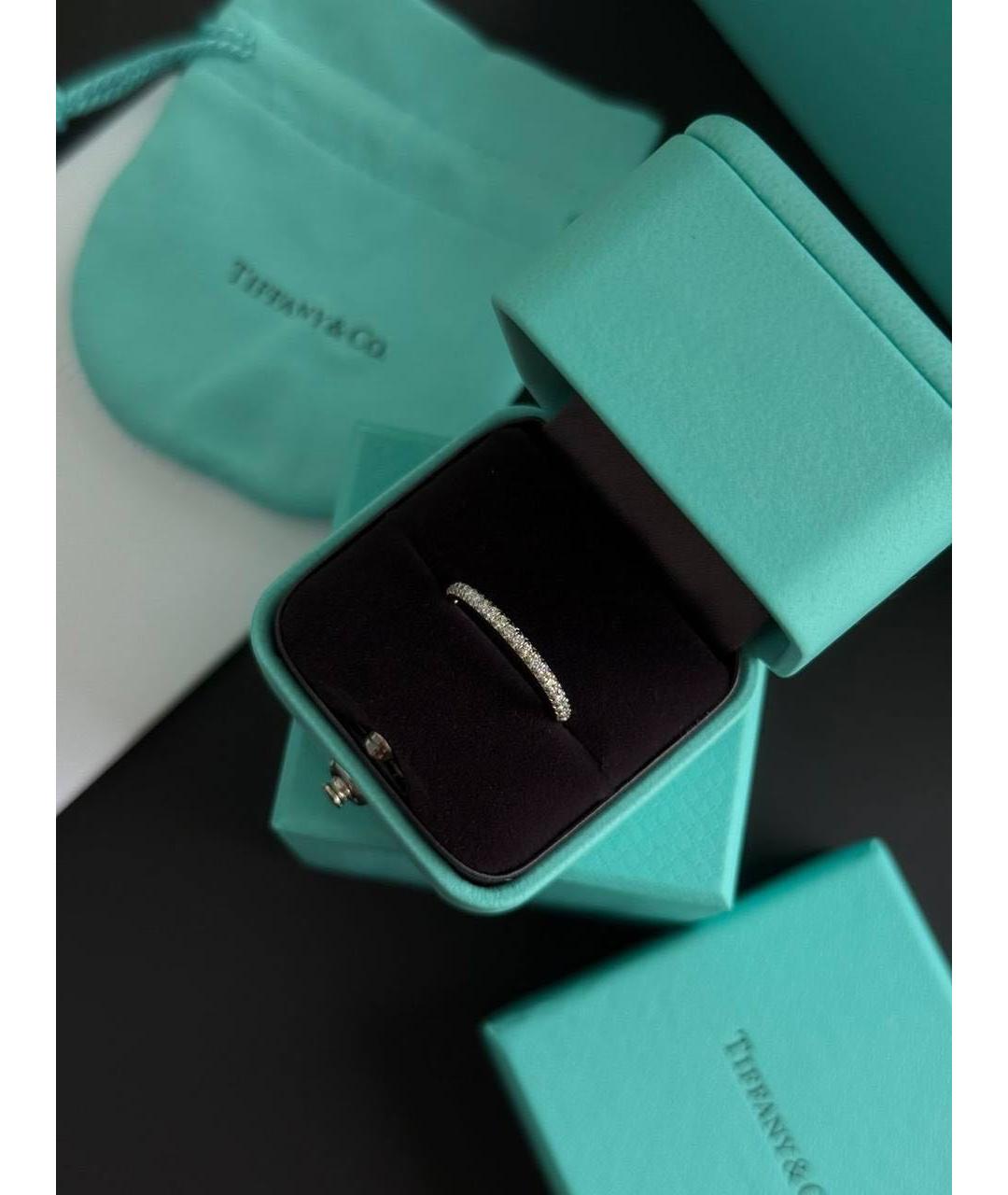 TIFFANY&CO Серебряное платиновое кольцо, фото 6