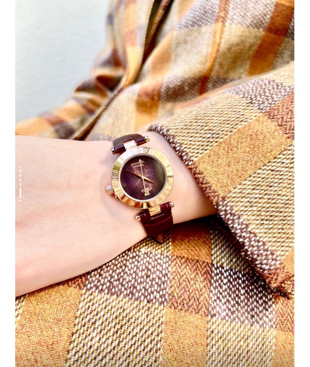 VIVIENNE WESTWOOD Фиолетовые стальные часы, фото 5
