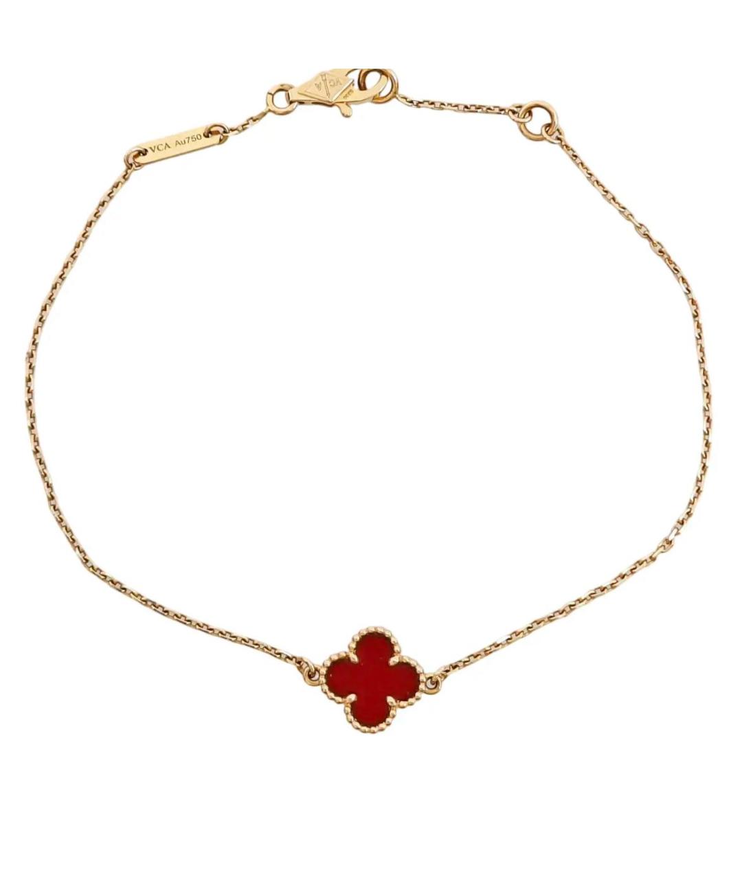 VAN CLEEF & ARPELS Бордовый браслет, фото 5
