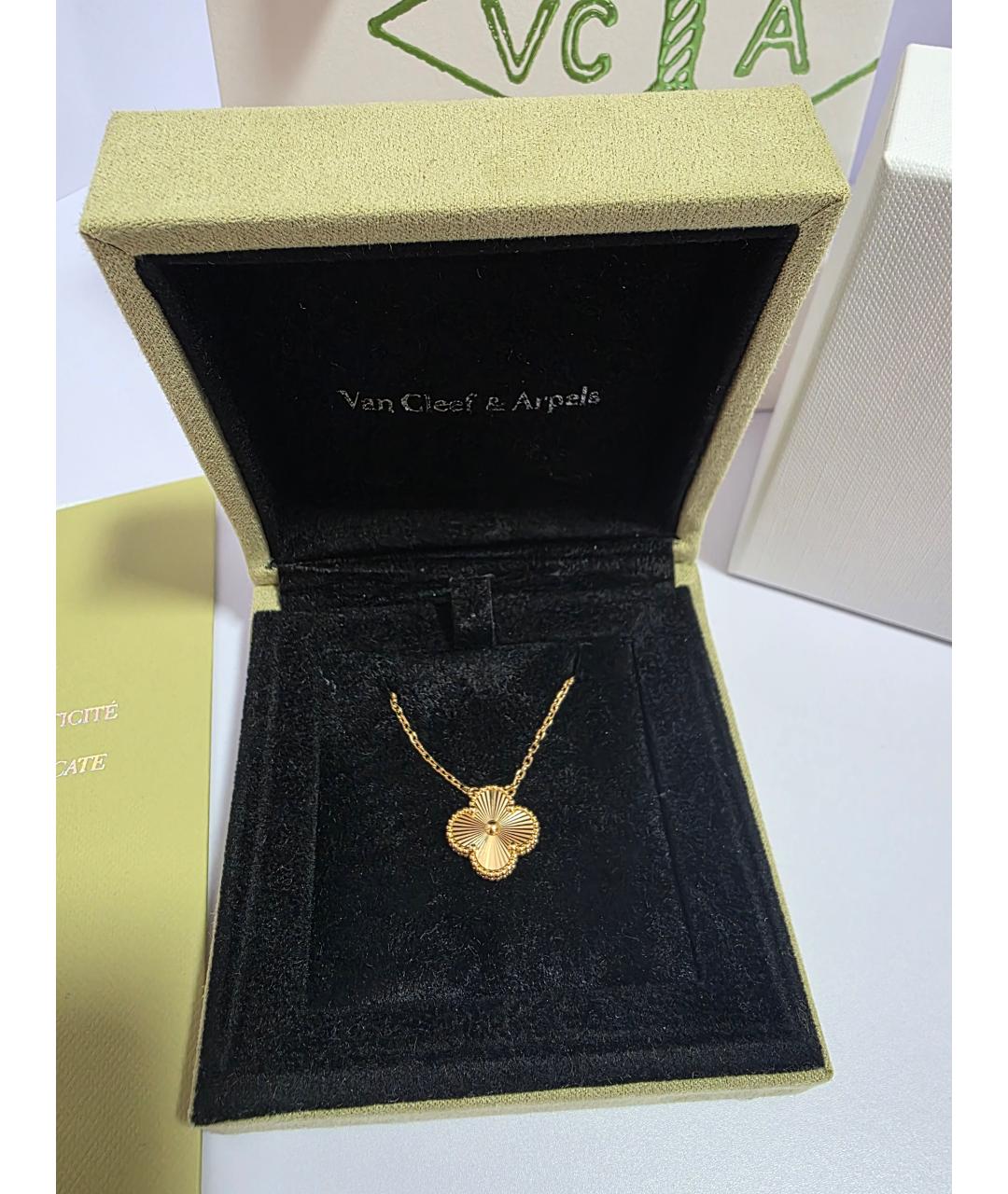 VAN CLEEF & ARPELS Золотая подвеска из желтого золота, фото 7
