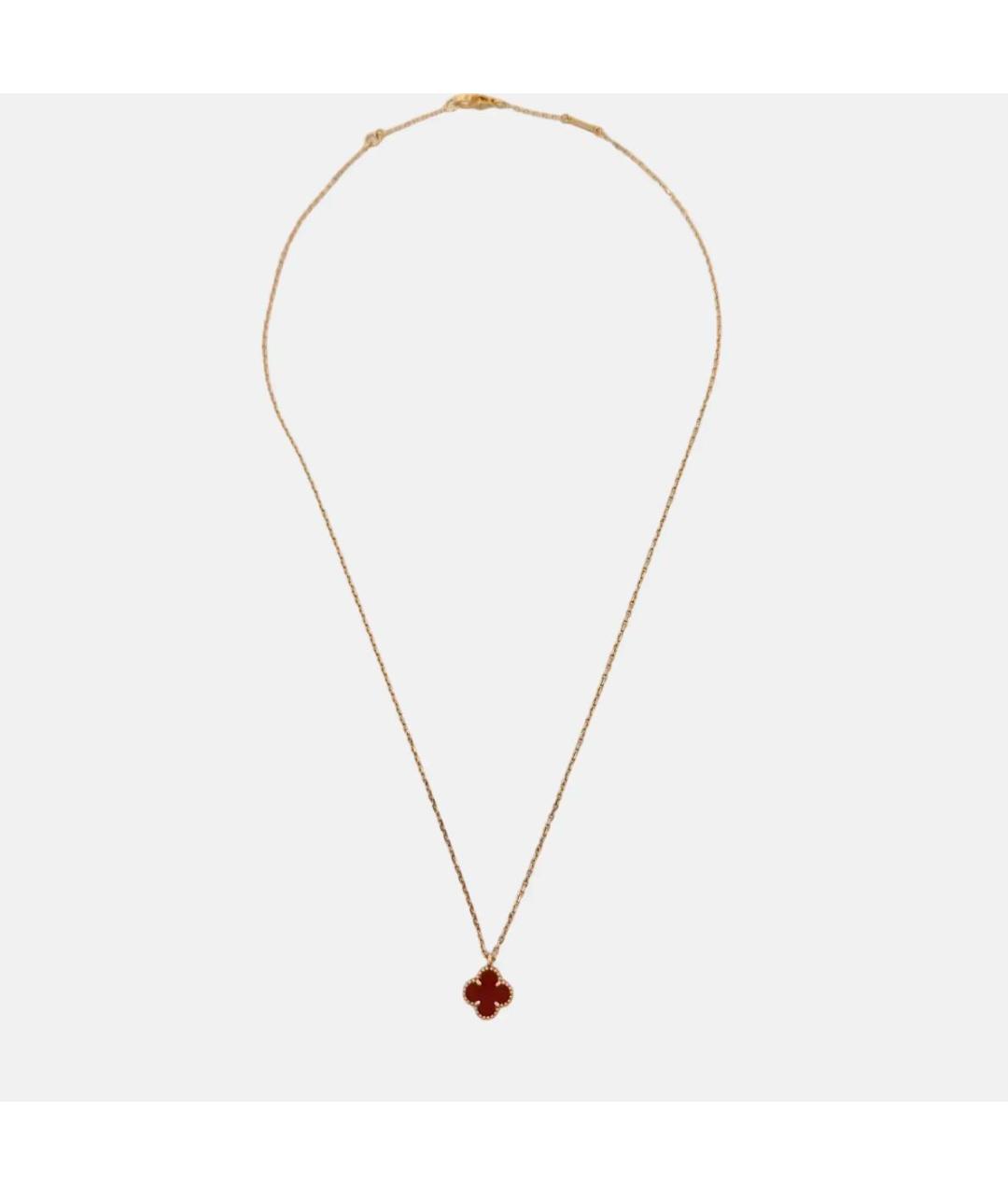 VAN CLEEF & ARPELS Бордовая подвеска, фото 3