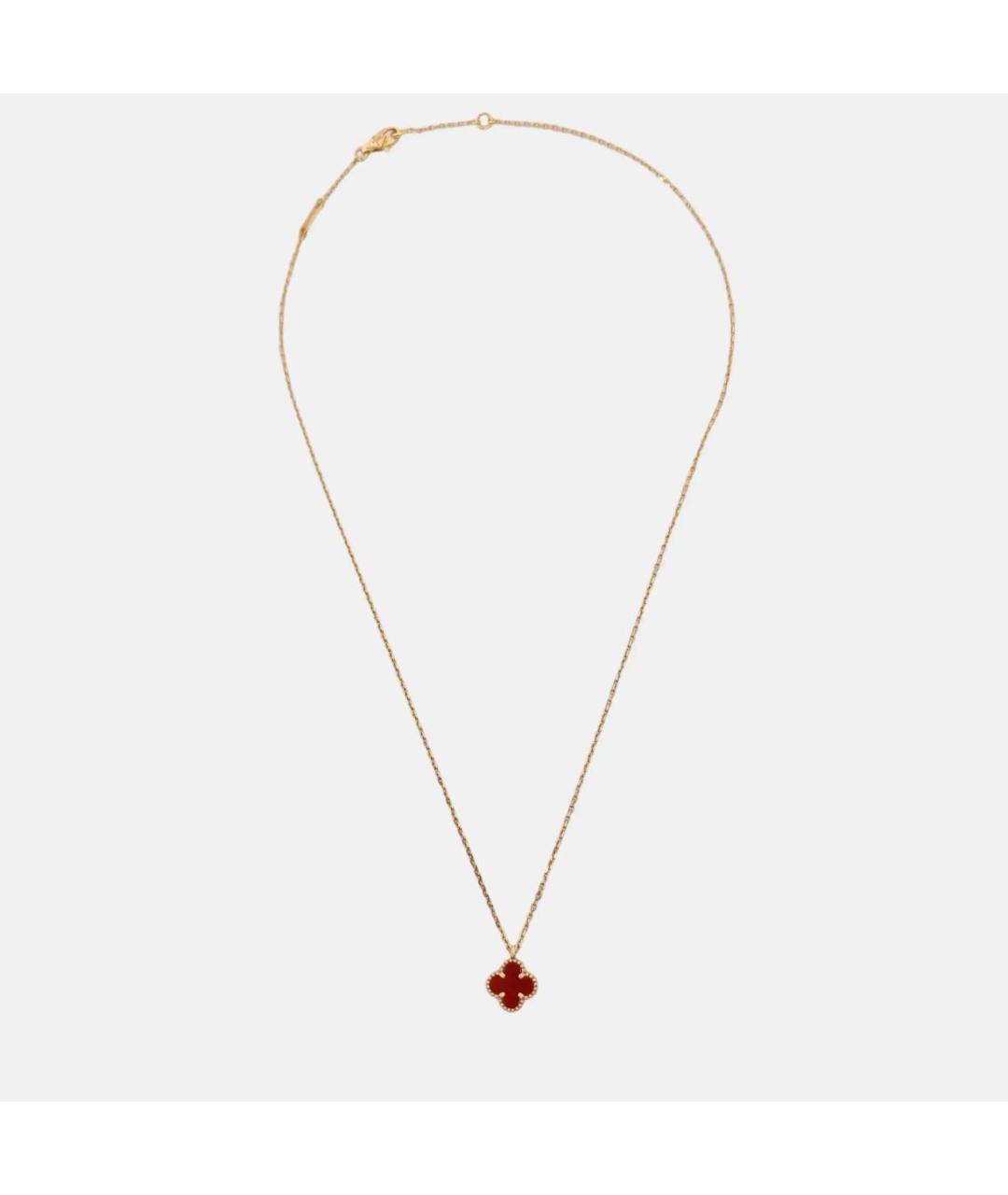 VAN CLEEF & ARPELS Бордовая подвеска, фото 2