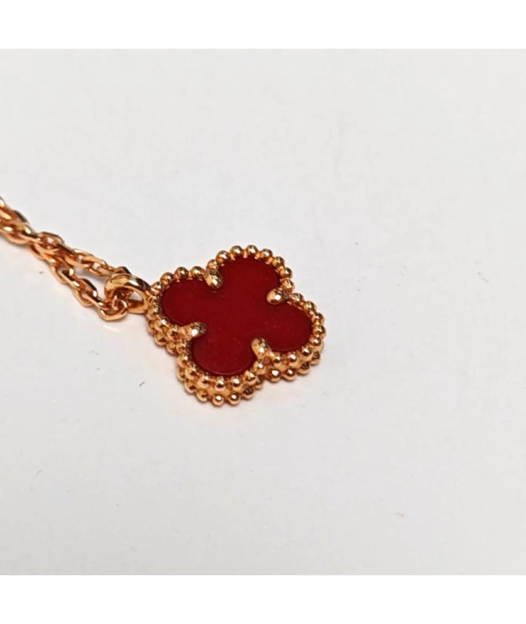 VAN CLEEF & ARPELS Бордовая подвеска, фото 6