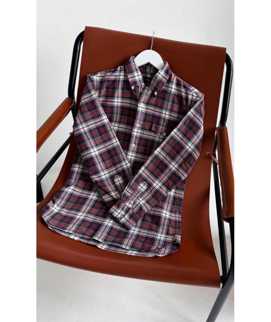 RALPH LAUREN Мульти хлопковая рубашка, фото 8