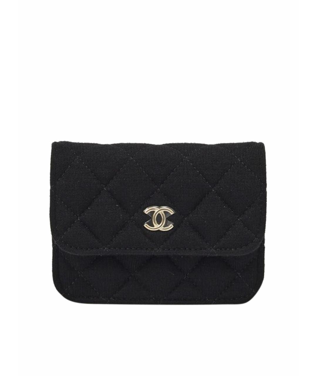 CHANEL Черная тканевая сумка через плечо, фото 1