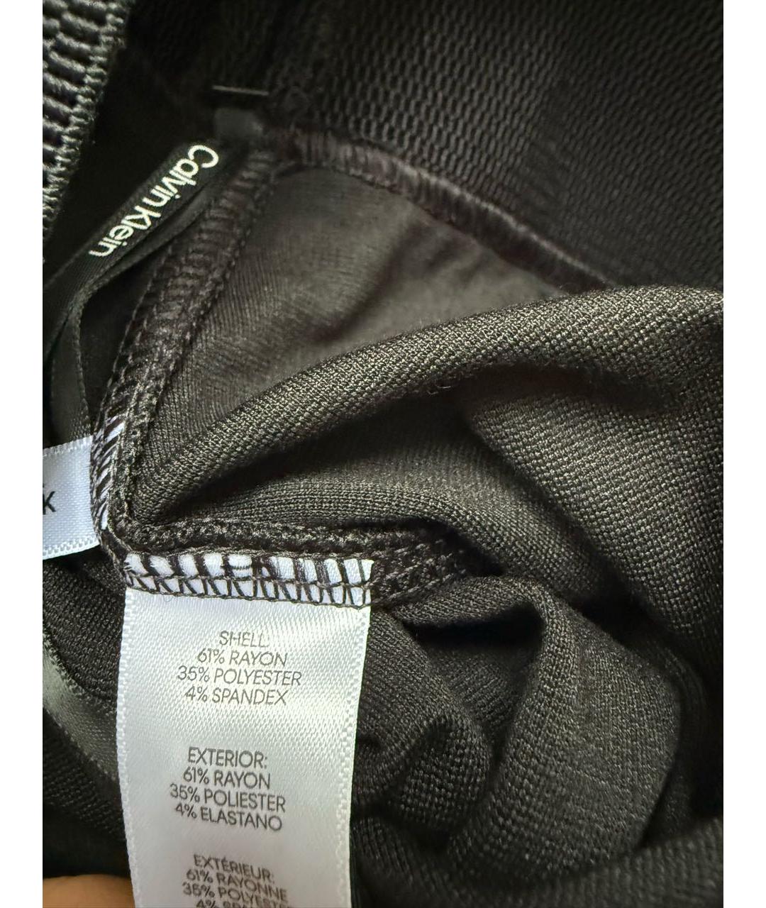 CALVIN KLEIN Антрацитовая юбка миди, фото 5