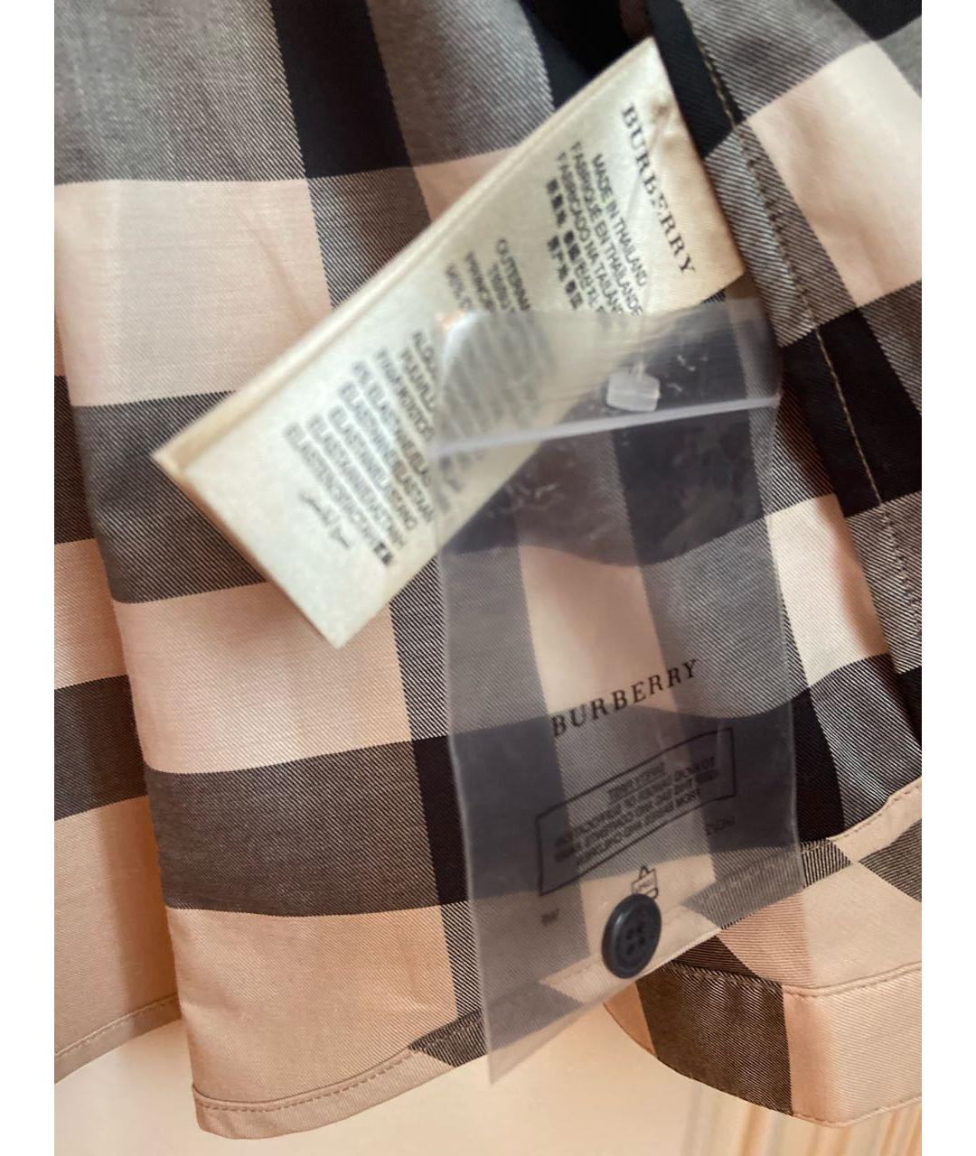 BURBERRY Бежевая хлопковая рубашка, фото 6