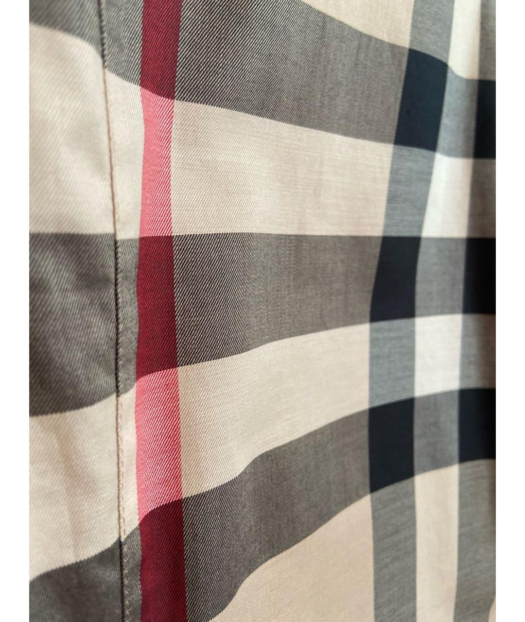 BURBERRY Бежевая хлопковая рубашка, фото 4