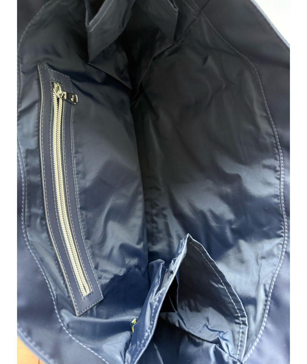 POLO RALPH LAUREN Синяя сумка тоут, фото 4
