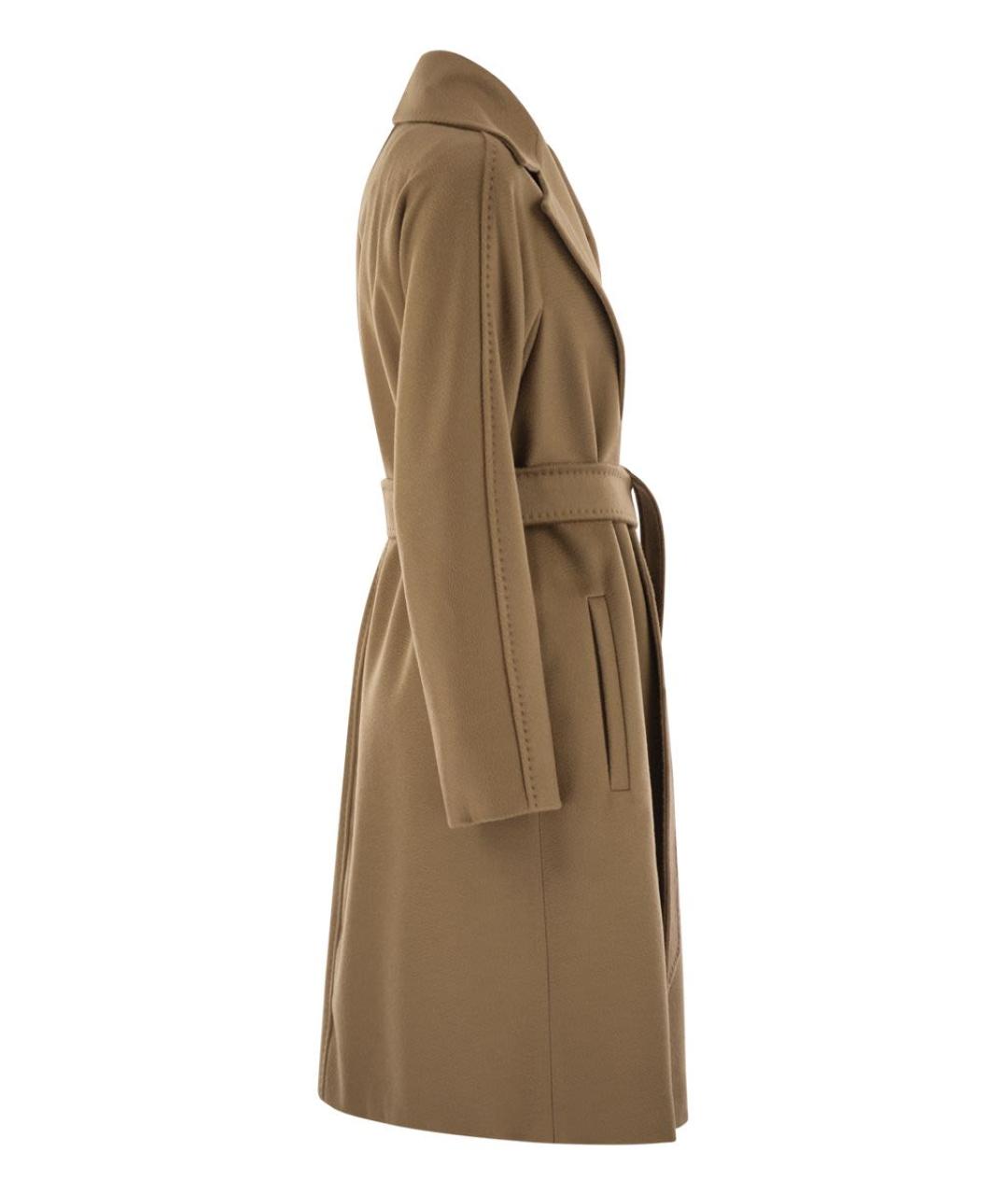 MAX MARA Бежевое шерстяное пальто, фото 3