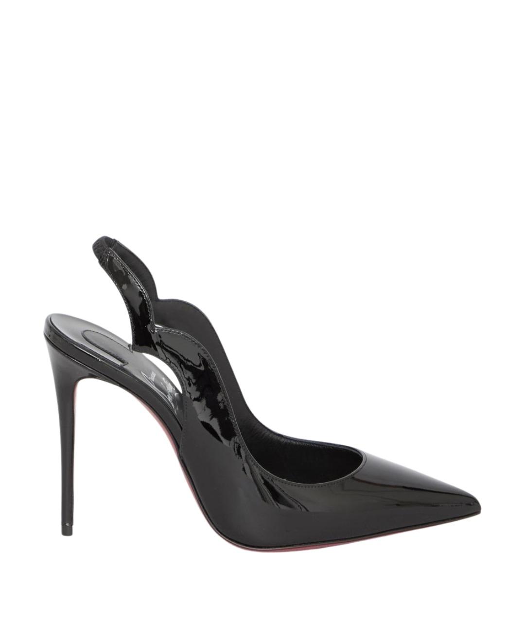 CHRISTIAN LOUBOUTIN Черные туфли из лакированной кожи, фото 1