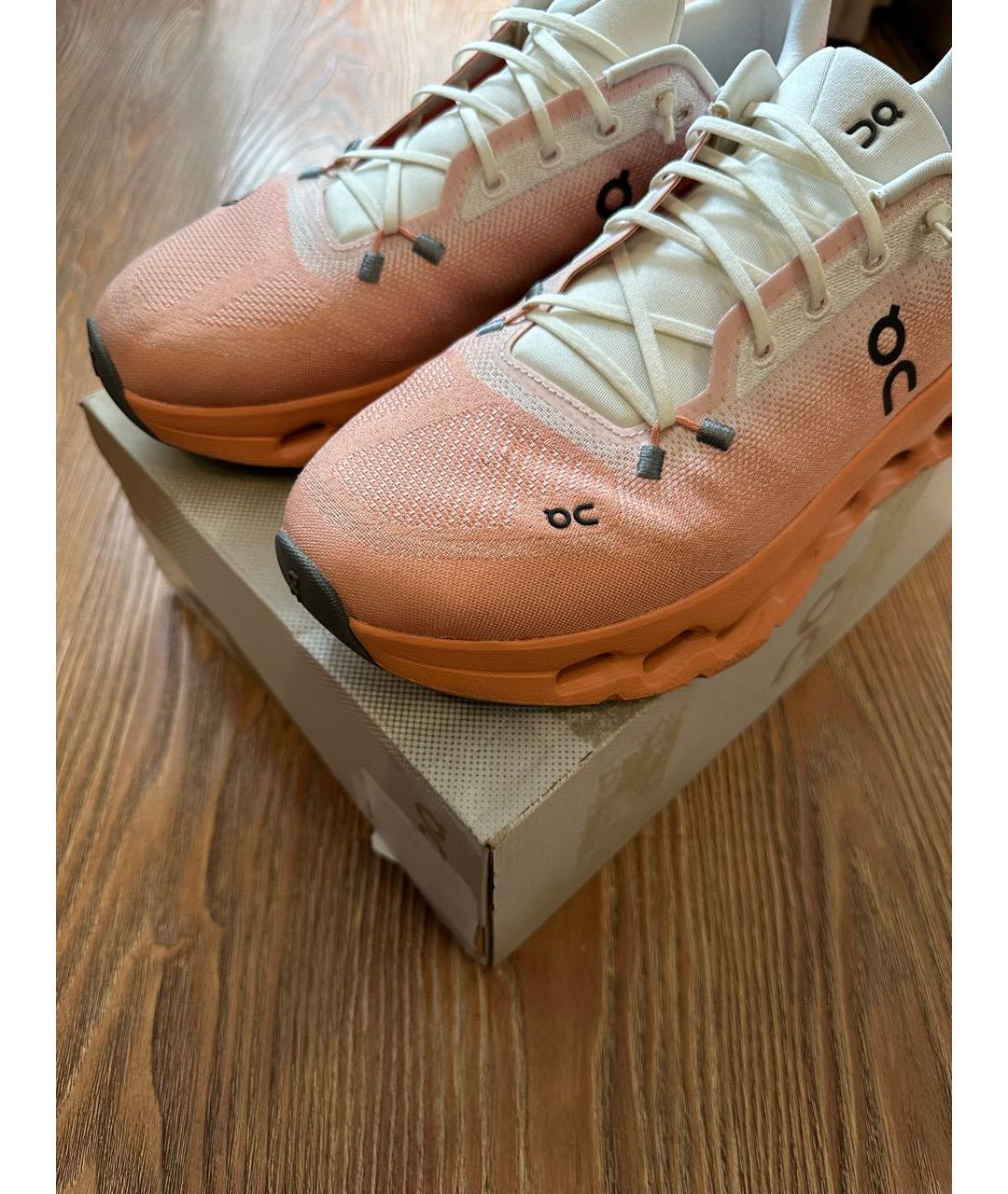 ON Коралловые текстильные низкие кроссовки / кеды, фото 6