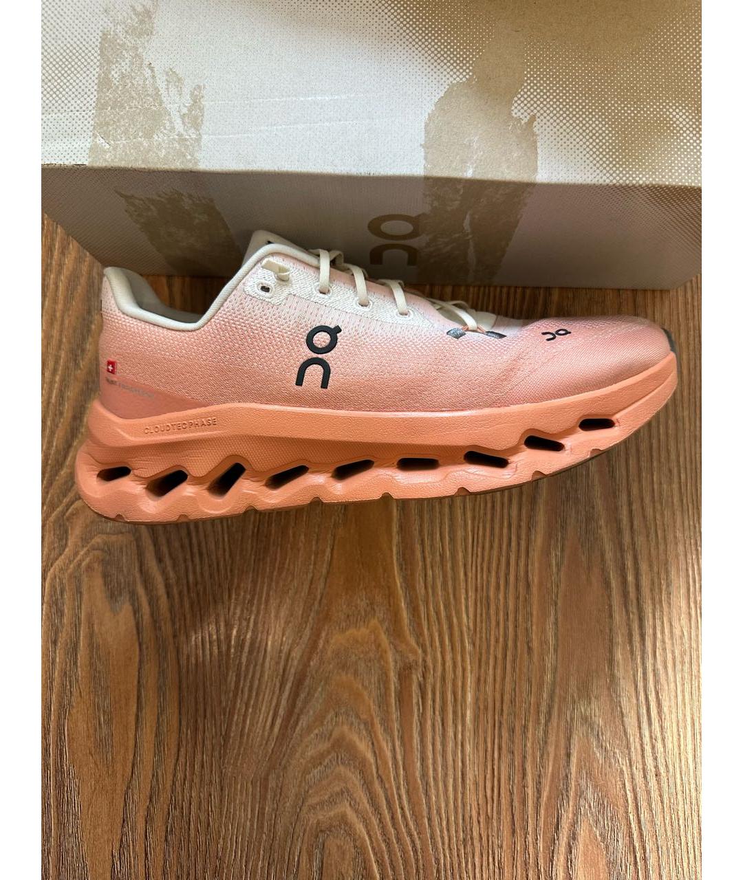 ON Коралловые текстильные низкие кроссовки / кеды, фото 8