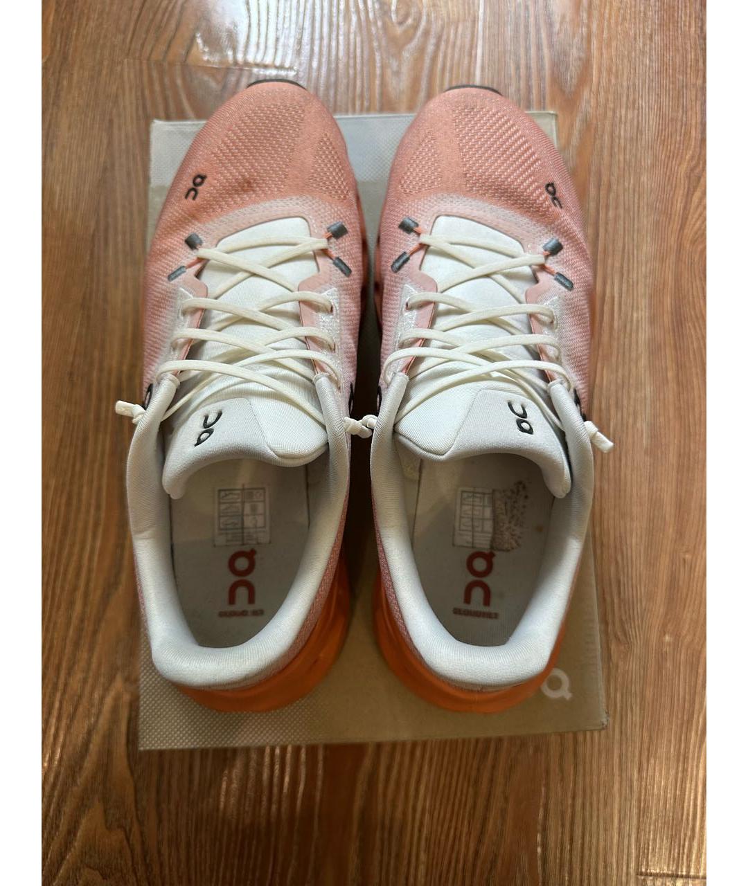 ON Коралловые текстильные низкие кроссовки / кеды, фото 4
