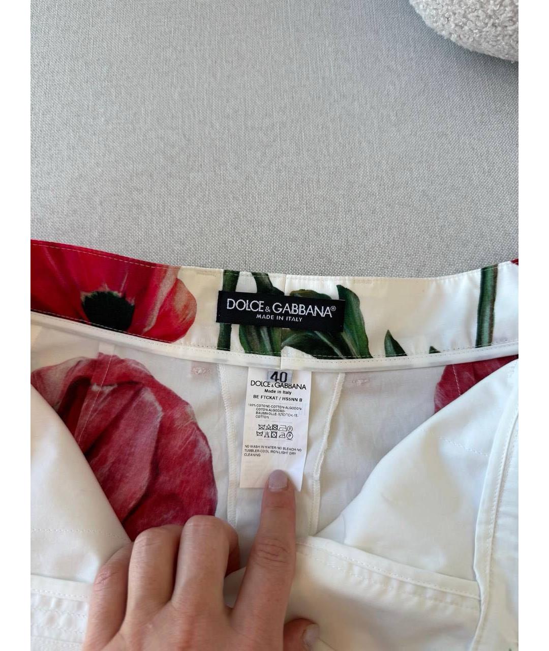 DOLCE&GABBANA Хлопковые шорты, фото 3
