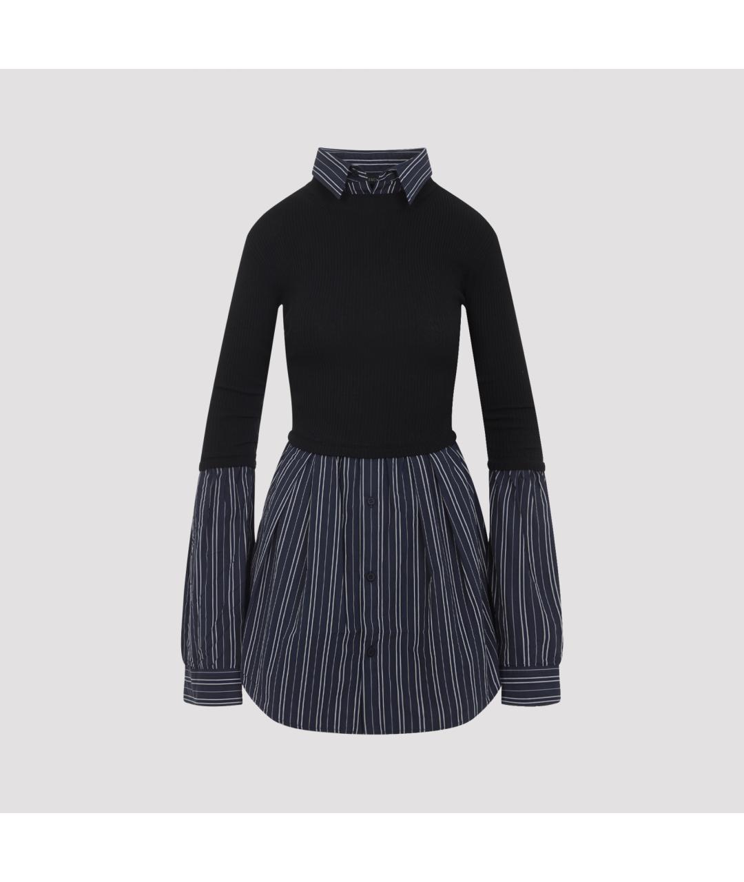 BALENCIAGA Черный полиэстеровый джемпер / свитер, фото 2