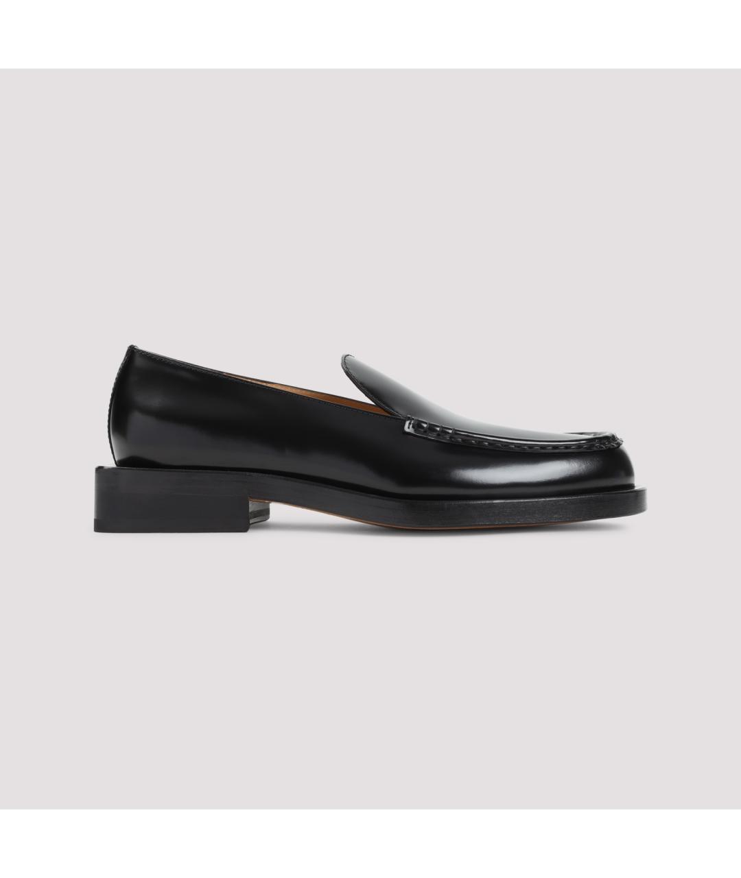 JACQUEMUS Черные кожаные лоферы, фото 2