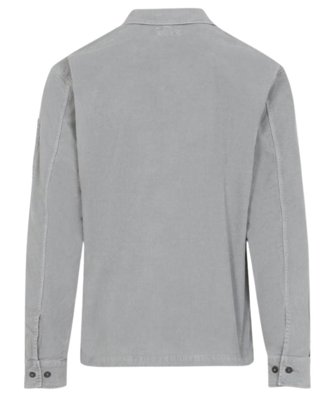 CP COMPANY Серая хлопковая кэжуал рубашка, фото 2