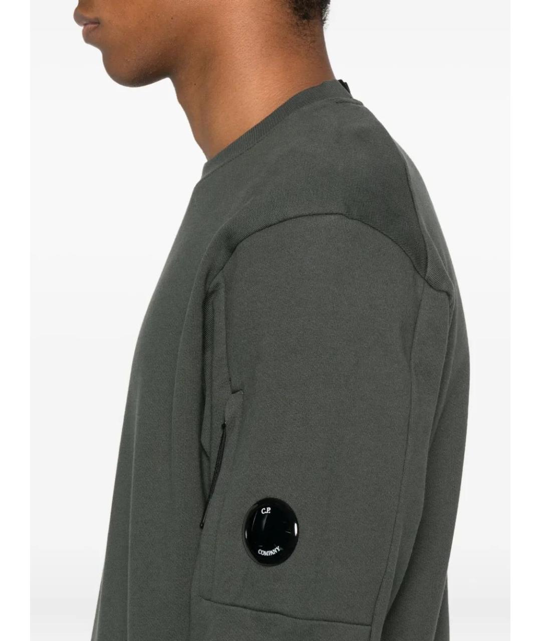CP COMPANY Серый хлопковый джемпер / свитер, фото 4