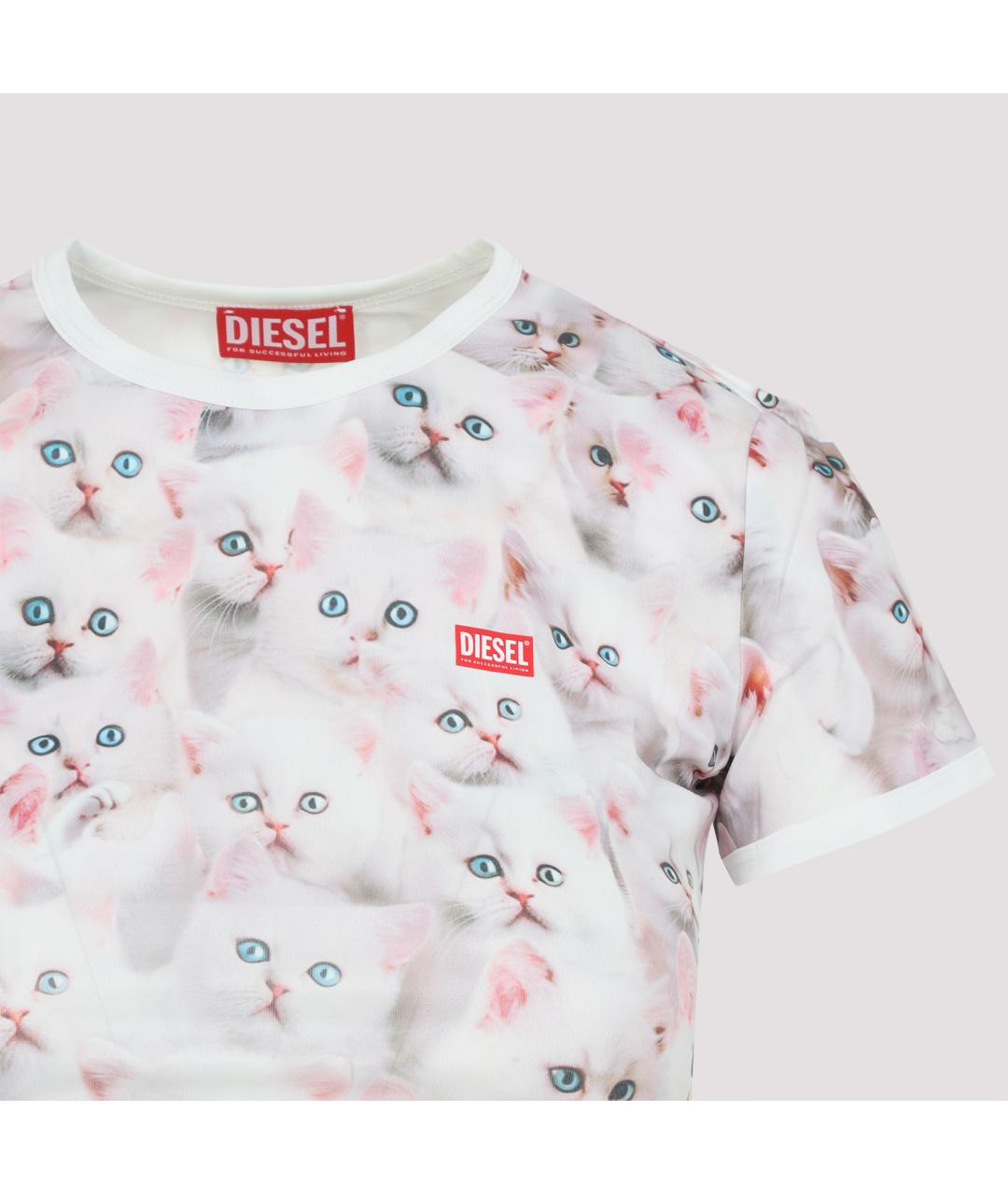 DIESEL Мульти полиэстеровая футболка, фото 3