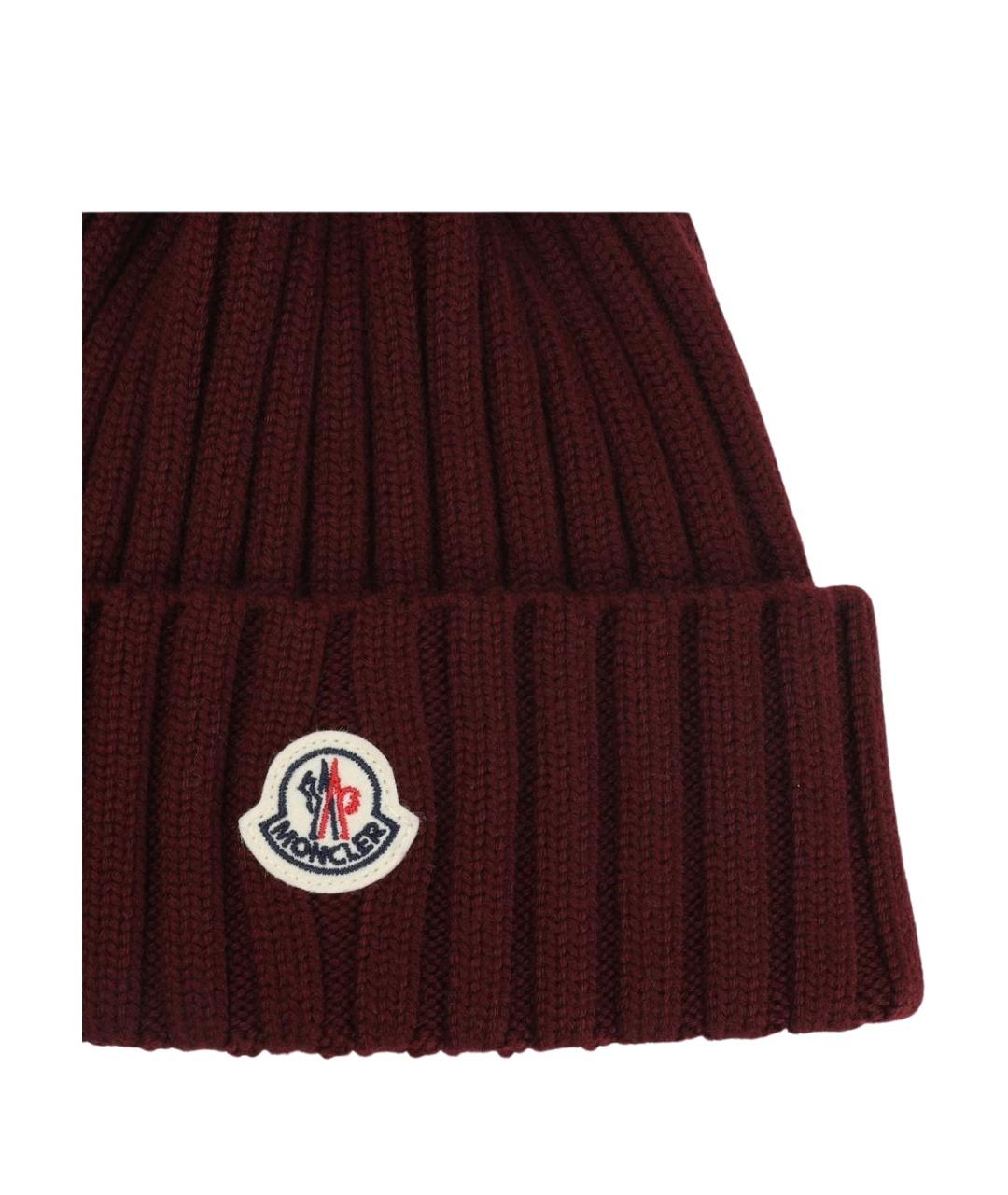 MONCLER Красная шерстяная панама, фото 2