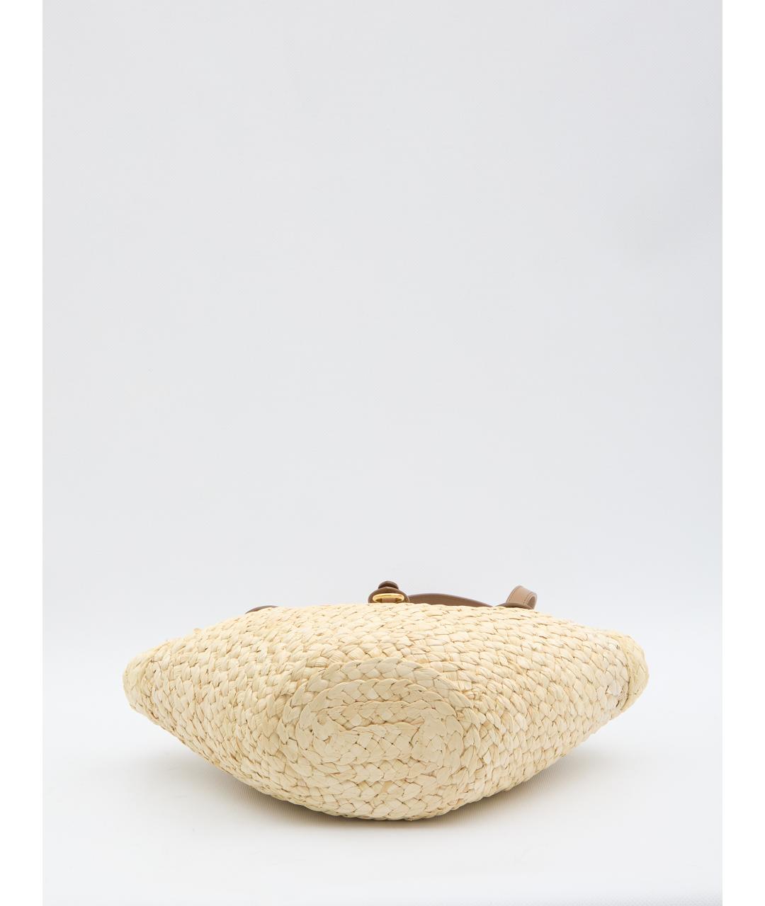 DOLCE&GABBANA Бежевая сумка тоут, фото 3