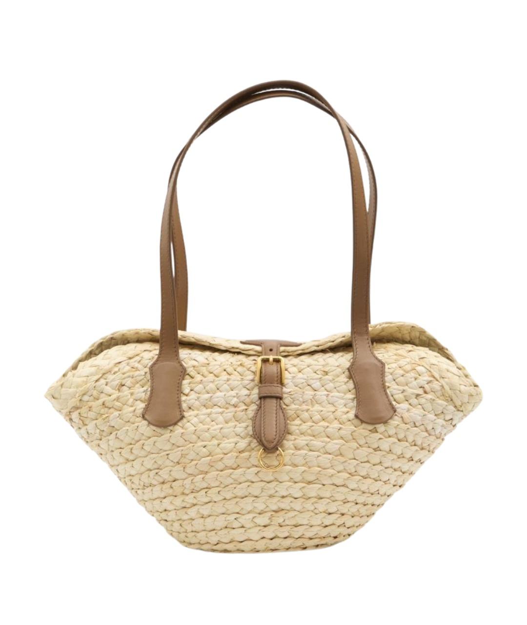 DOLCE&GABBANA Бежевая сумка тоут, фото 1