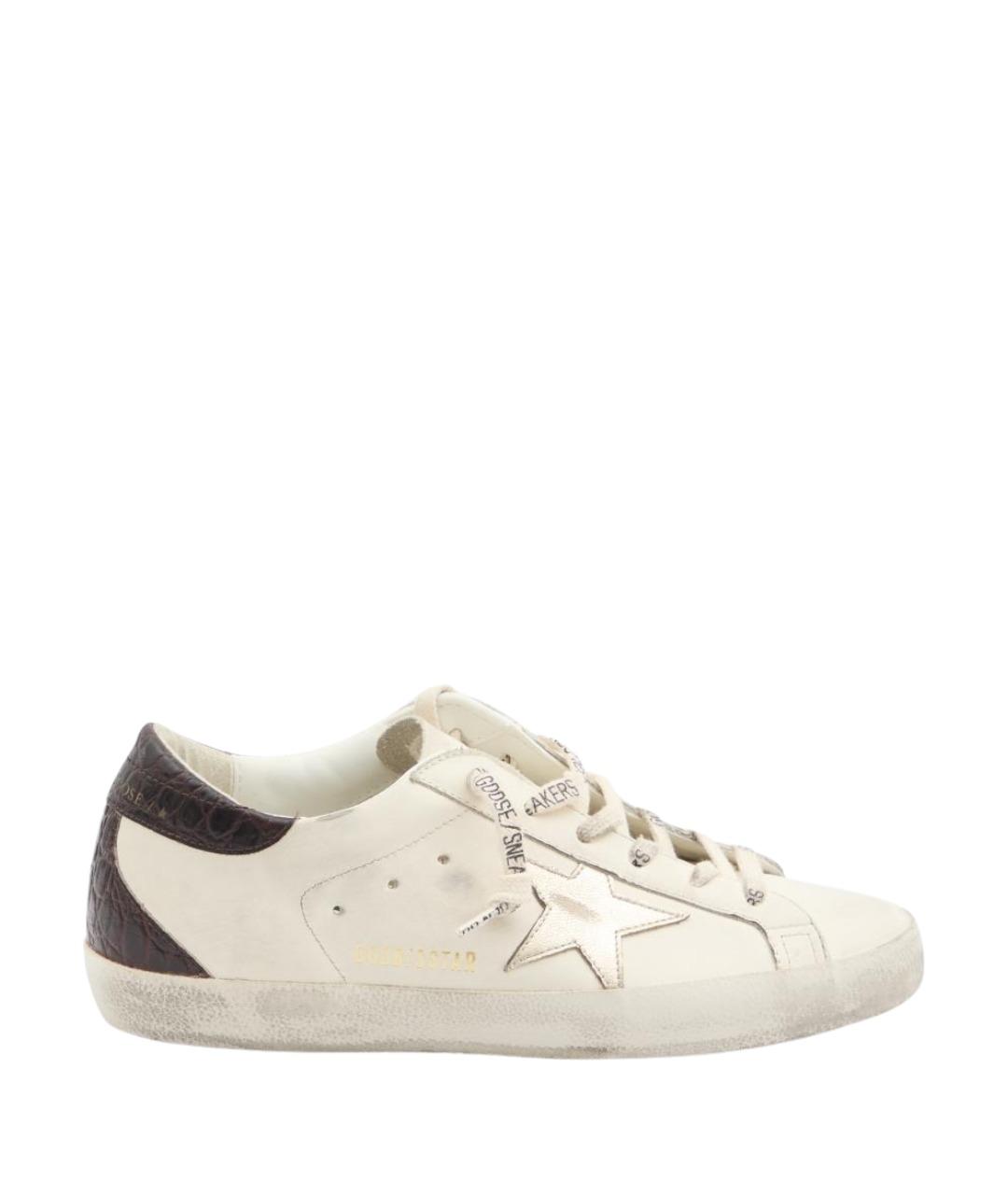 GOLDEN GOOSE DELUXE BRAND Мульти кожаные кеды, фото 1