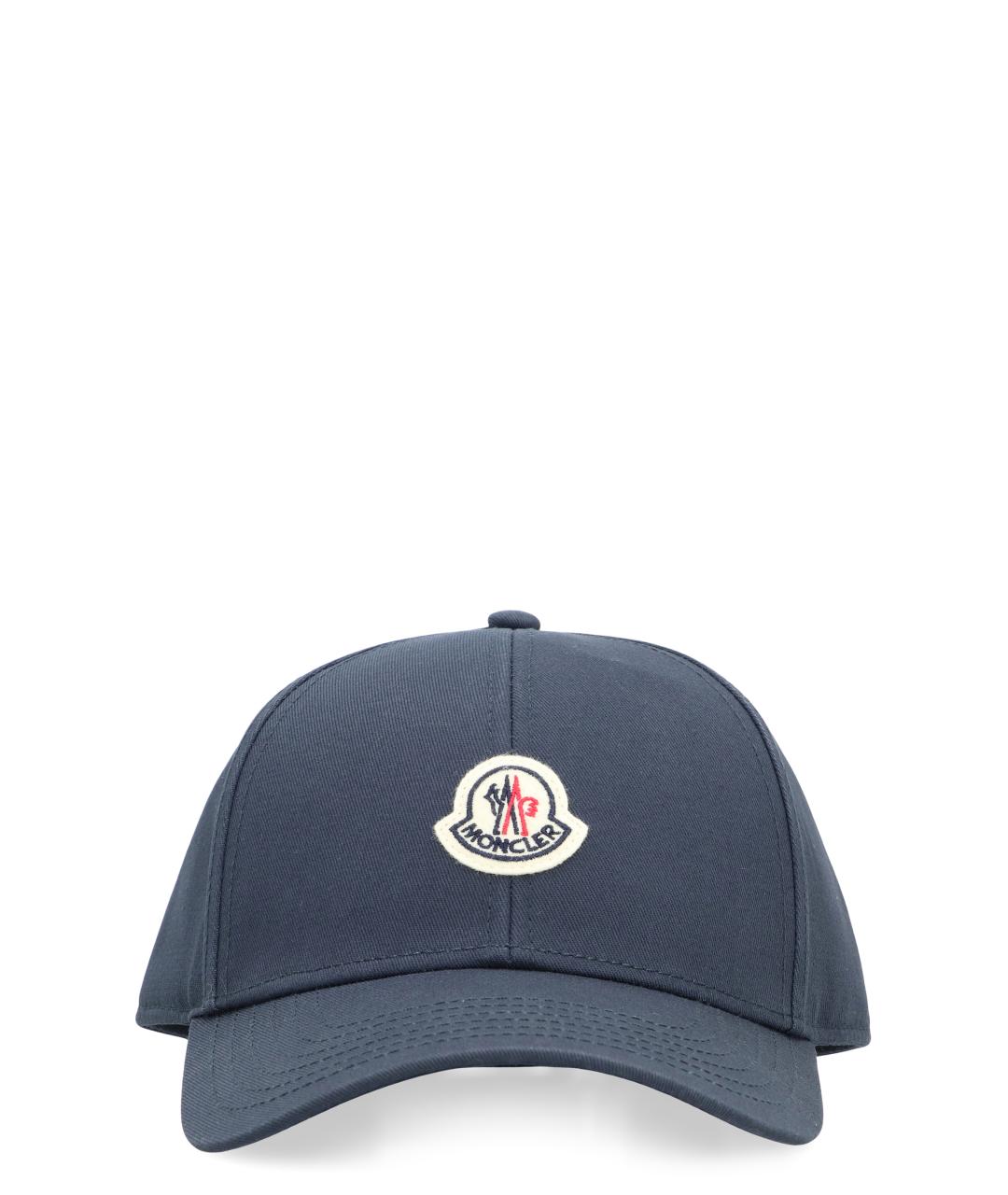 MONCLER Синяя хлопковая кепка/бейсболка, фото 1