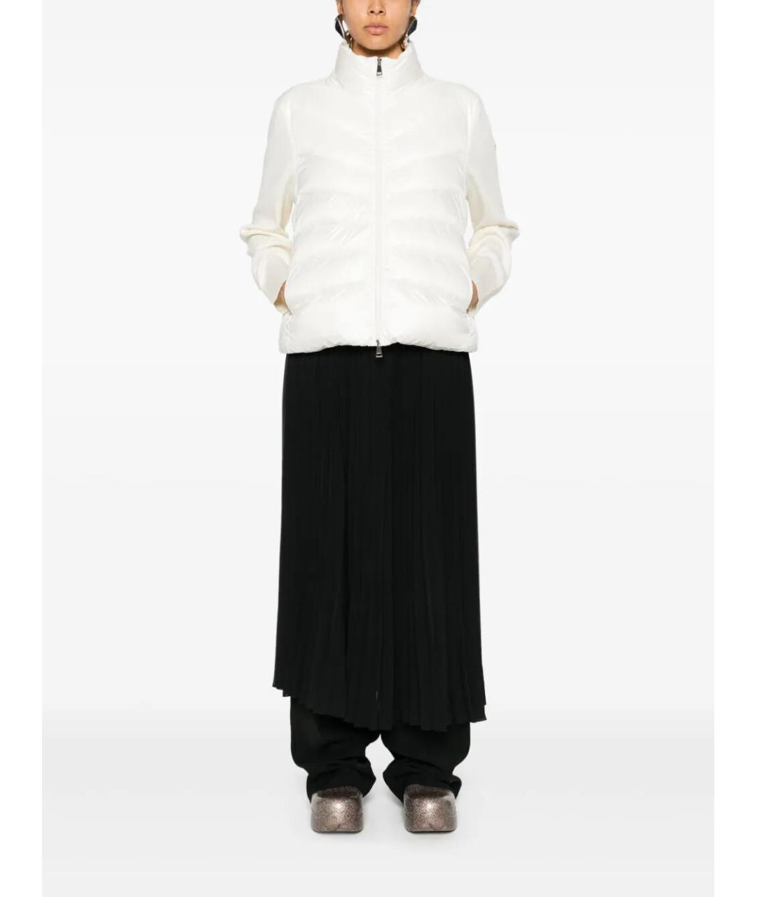 MONCLER Белая шерстяная куртка, фото 5