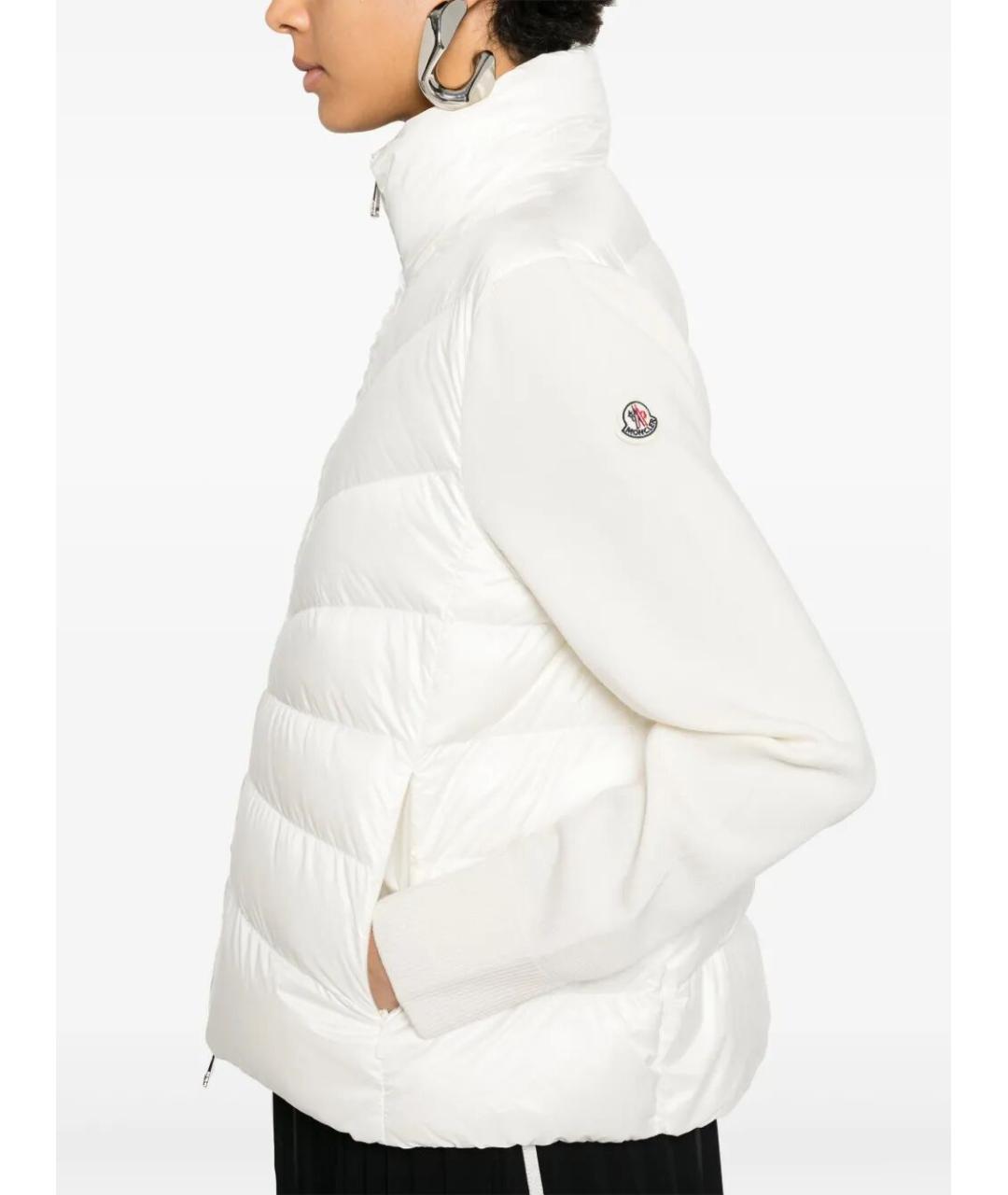 MONCLER Белая шерстяная куртка, фото 4