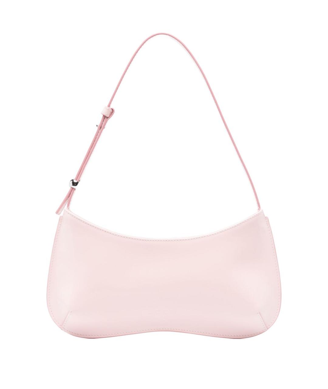 JACQUEMUS Розовая кожаная сумка через плечо, фото 1