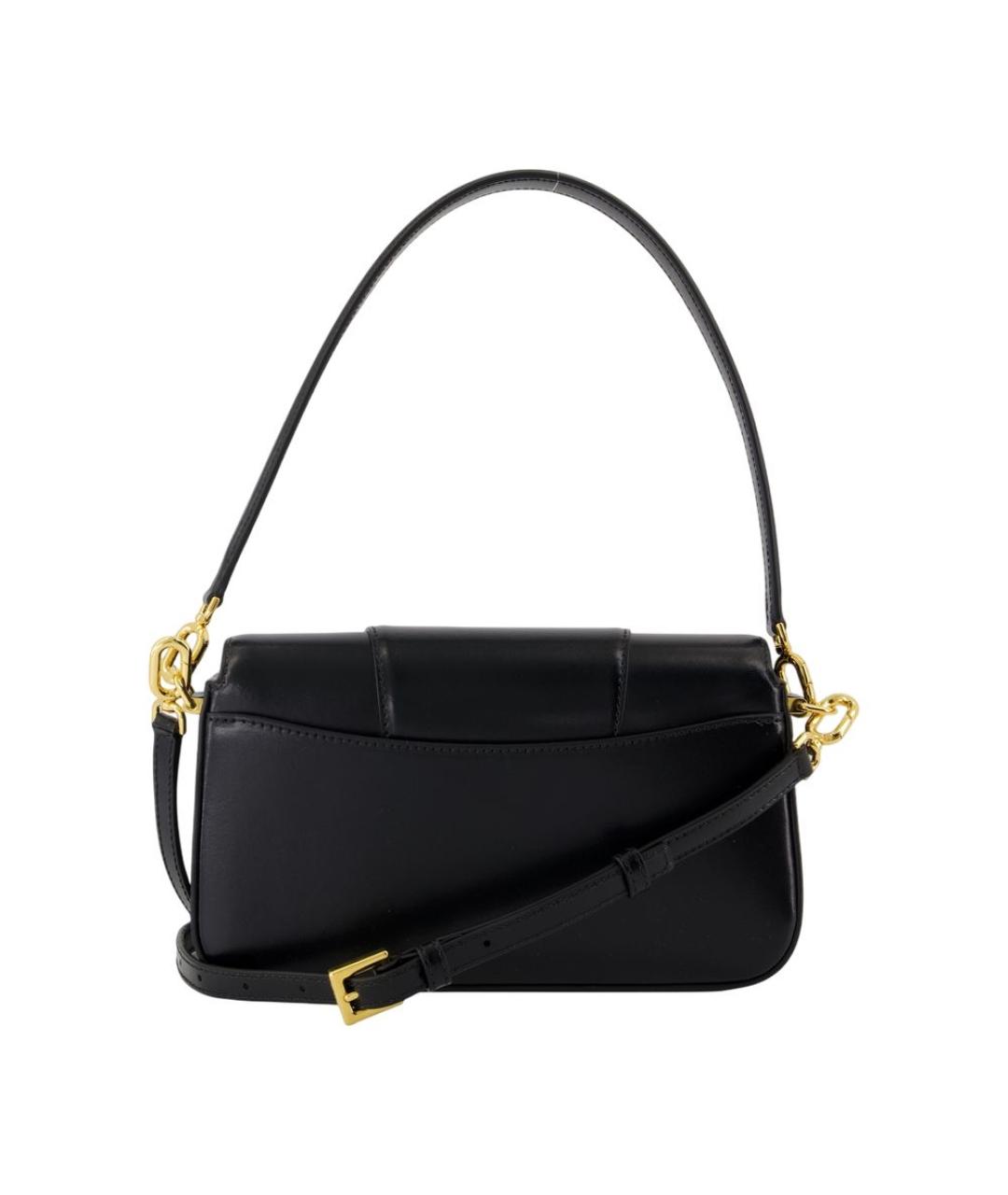BALENCIAGA Черная кожаная сумка через плечо, фото 3